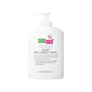 SEBAMED LIQUID FACE&BODY WASH pH5.5 (400ML) ซีบาเมด ผลิตภัณฑ์ทำความสะอาดผิวชนิดเหลว (400มล)