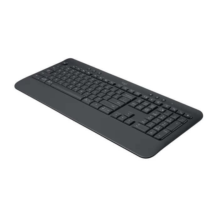 Logitech K650 Signature Wireless Comfort Keyboard TH/EN (Graphite) คีย์บอร์ดแป้นไทย/อังกฤษ ของแท้ ประกันศูนย์ 1ปี