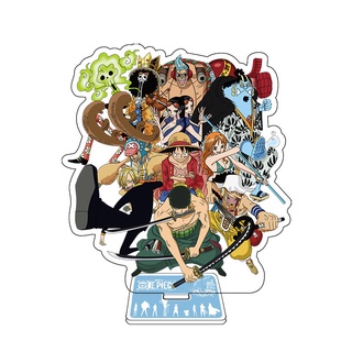 ฟิกเกอร์สแตนดี้อะคริลิค ลายอนิเมะ One Piece Luffy Zoro Chopper D· Ace ขนาด 16 ซม. สําหรับของขวัญวันเกิด วันหยุด คริสต์มาส