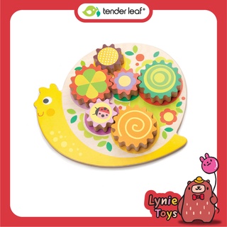 Tender Leaf Toys ของเล่นไม้ ของเล่นเสริมพัฒนาการ ชุดเกียร์หอยทาก Snail Whirls