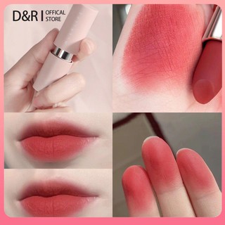 ลิปสติกเนื้อแมท 8 สี 🍓ให้ความชุ่มชื้น เครื่องสำอาง ริมฝีปาก แต่งหน้า ลิปสติกติดทนนานกันน้ำ