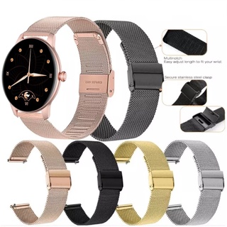 สายนาฬิกาข้อมือ หัวเข็มขัดโลหะ แบบเปลี่ยน สําหรับ IMILAB W11 Smart Watch Band