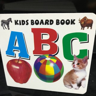 KIDS BOARD BOOK  123 , ABC หนังสือคำศัพท์ภาษาอังกฤษ