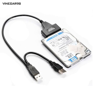 สายเคเบิ้ลอะแดปเตอร์ 7+15 pin sata to usb 2.0 สําหรับ 2.5 นิ้ว hdd แล็ปท็อป