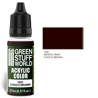 Green Stuff World - Acrylic Color - CHOCO BROWN 17ml 1831