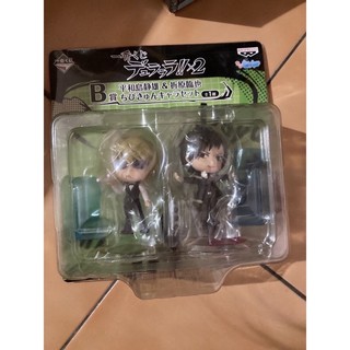 Durarara!! Ichiban Kuji B Prize Shizuo Heiwajima &amp; Izaya Orihara Figure Set drrr ของแท้มือ1 งานจับฉลาก