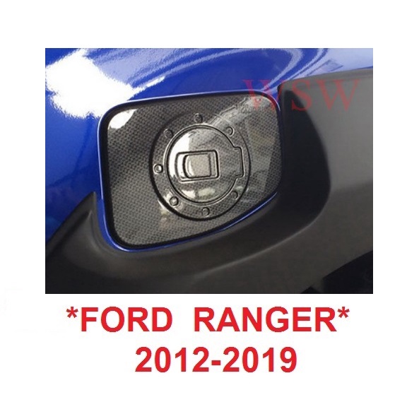 ลายเคฟล่า ครอบฝาถังน้ำมัน Ford Ranger 2012 - 2019 ฝาถังน้ำมัน ฟอร์ด เรนเจอร์ ฝาครอบ ครอบฝาถัง ฝาถัง ฝาปิด 4ประตู คาร์บอน