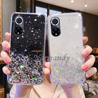 เคสโทรศัพท์ Hot Sale New Phone Case Huawei Nova 9 / Nova9 Pro / Nova 8i Glitter Sequins Tpu Transparent Soft Cover Huawei Nova 9 Pro Protective Shell เคส