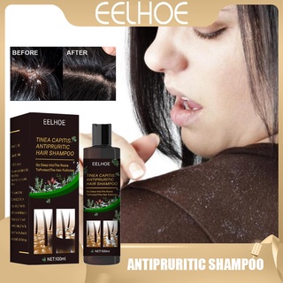 Eelhoe Tinea Capitis Antipruritic Hair shampoo แชมพูสมุนไพรธรรมชาติ ขจัดรังแค และอาการคัน ขนาด 100 มล.