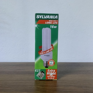 SYLVANIA  หลอดตะเกียบ หลอดประหยัดไฟ 16W ขั้วE27 / MINI-LYNX T LONG LIFE 3U