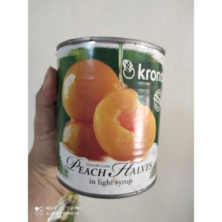 Kronos Peach halves พีชครึ่งลูก ในน้ำเชื่อม *Premium quality*