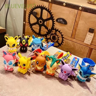 Bluevelvet พวงกุญแจรูปการ์ตูน Pikachu Pokemon สําหรับตกแต่งบ้านตุ๊กตา