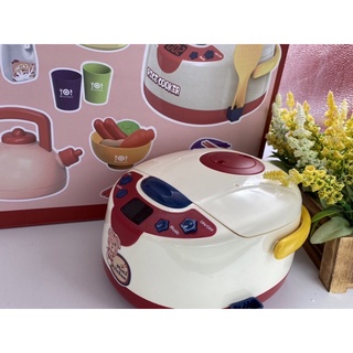 🌈ของเล่นเด็ก หม้อหุ้งข้าวเด็กเล่น ชุดครัวเด็ก SPRAY RICE COOKER ของเล่นจำลองชุดครัว หม้อหุ้งข้าวใหญ่ ของขวัญ