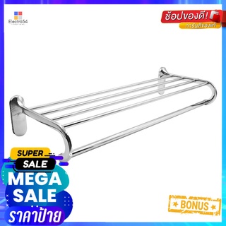 ชั้นวางพร้อมราว HONS HE013 สีโครมTOWEL RACK HONS HE013 CHROME