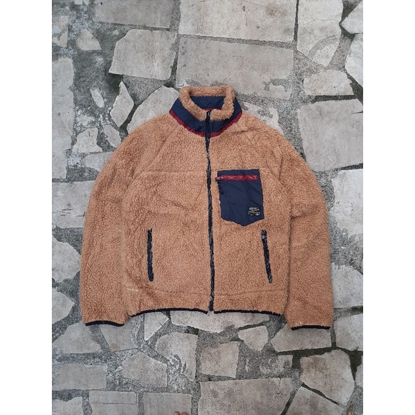 DOUBLE NAME REVERSIBLE SHERPA JACKET BOA PILE SHERPA JACKET