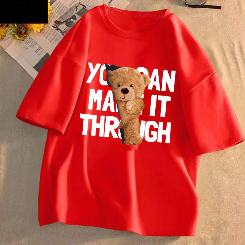 เสื้อยืดคอกลม New Collection ลายเเฟชั่นสุดเท่ห์ T-754