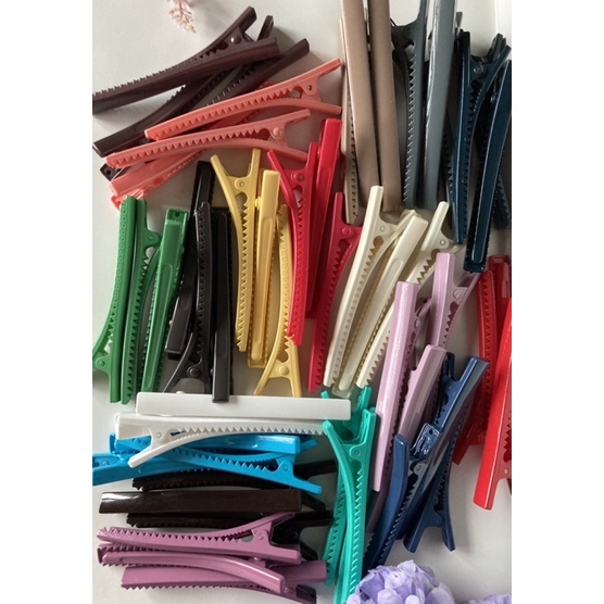 กิ๊บหนีบผมเกาหลี 8Cm 1 ชิ้น))🇰🇷 Made  in Korea นำเข้าจากเกาหลีของแท้ ใช้หนีบอ่านหนังสือ หนีบหมวกพยาบาล คุณภาพดี ทนทาน - รูปที่ 2