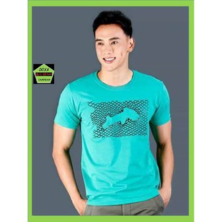 rudedog เสื้อคอกลม ชายหญิง  รุ่น  cage  สีเขียว