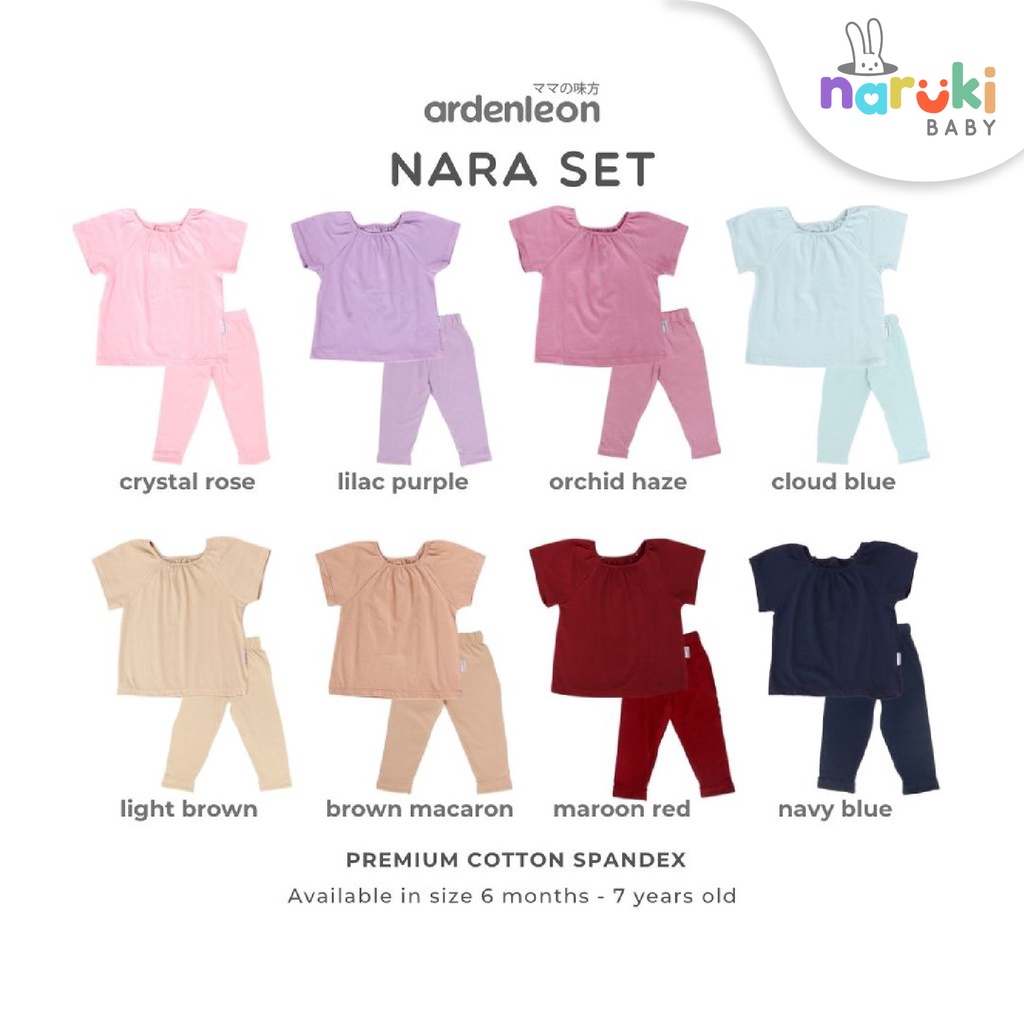 Ardenleon Girls Nara Set 3L/4L/5L (4-7Yrs) Arden Leon Kids Casual Suit