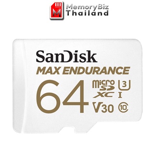 SanDisk MicroSDXC Card MAX ENDURANCE 64GB (SDSQQVR-064G-GN6IA) การ์ด แซนดิส กล้องหน้ารถยนต์ 4K ติดรถยนต์ กล้องวงจรปิด 4K