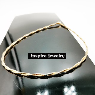 Inspire Jewelry ,โชคคอพันสองเส้นสีทองชมพู ยาว 17นิ้ว ตะขอก้ามปูตามแบบร้านทอง ปราณีตมาก งานแฟชั่น สีทอง