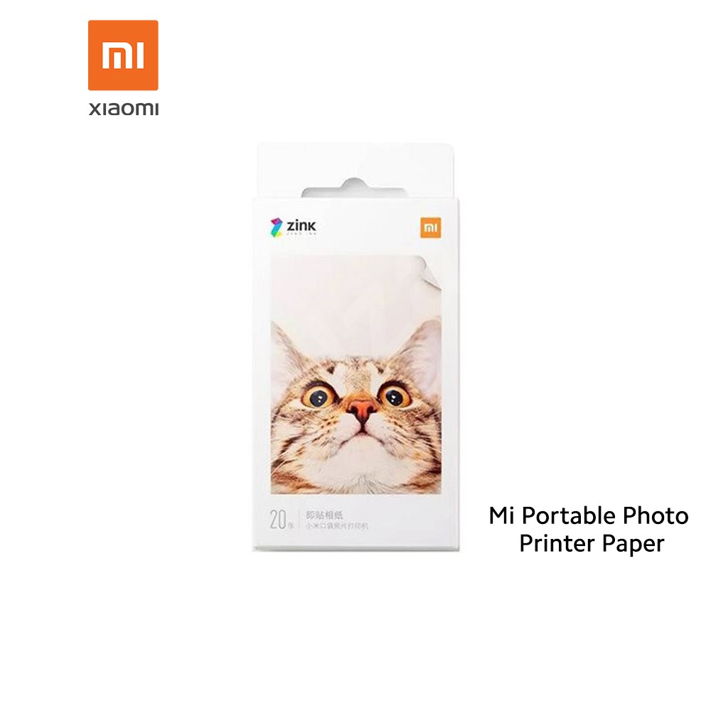 Xiaomi Mi Portable Photo Printer Paper (2x3inch, 20sheets) กระดาษ