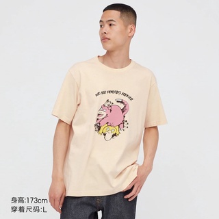 เสื้อยืดที่คุณต้องการUNIQLO พร้อมส่ง เสื้อยืดแขนสั้น พิมพ์ลายโปเกม่อน สําหรับผู้ชาย และผู้หญิง 442113ขนาดเต็มS-5XL