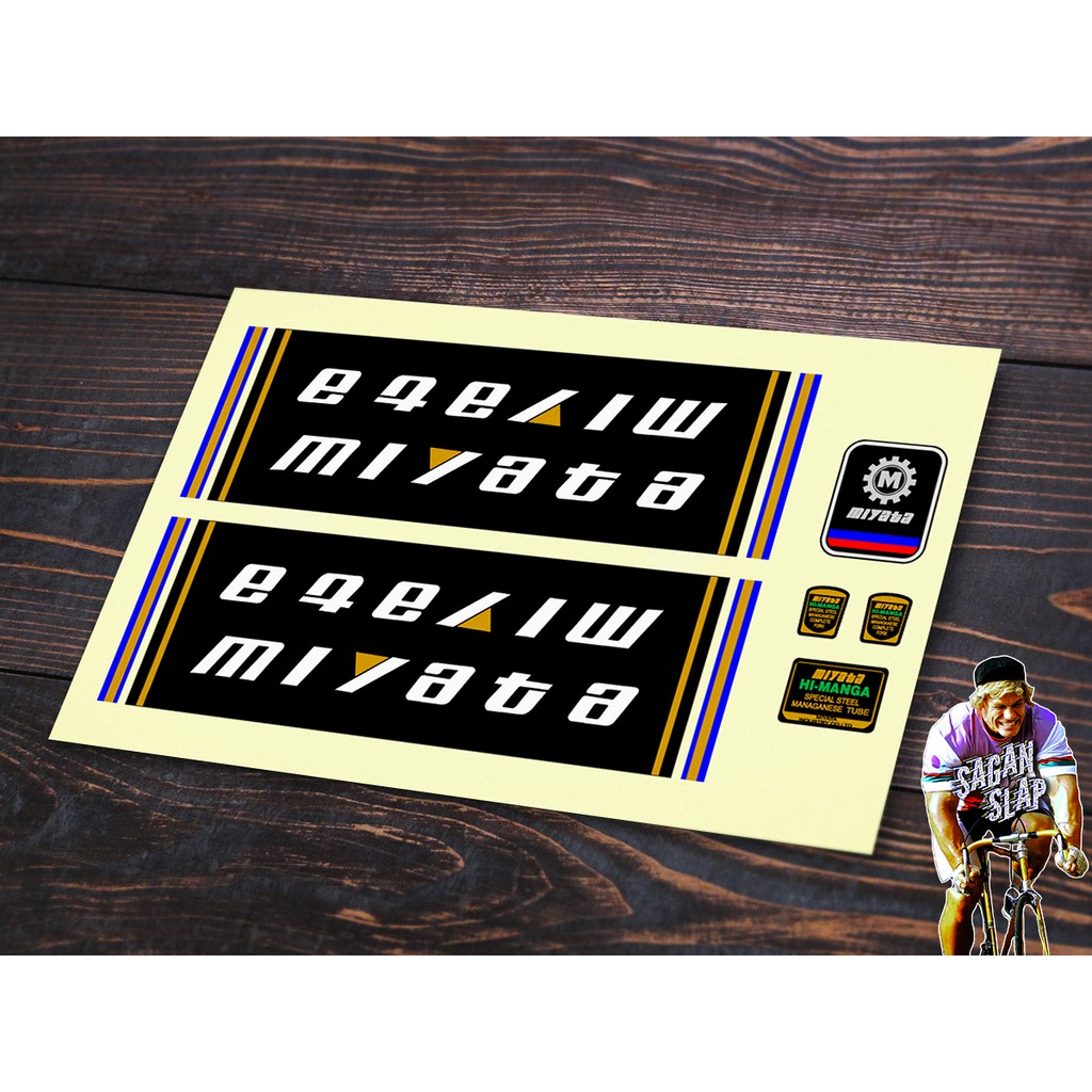 MIYATA mtb Road Bike federal สติ๊กเกอร์ติดกรอบจักรยานและสติ๊กเกอร์