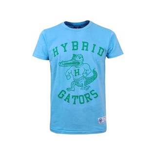 Hybrid T-shirt Men ไฮบริดเสื้อยืดแขนสั้นผู้ชาย สีฟ้า(Blue)MTS-1326-L.BU