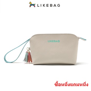 Likebag ใหม่ผู้หญิงกระเป๋าโทรศัพท์มือถือกระเป๋าคลัทช์ลำลองเวอร์ชั่นเกาหลีของพู่กระเป๋าสตรีกระเป๋าเงินเหรียญกระเป๋าเครื่องสำอางกระเป๋าเก็บกระเป๋า