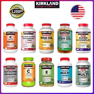 kirkland Vitaminc,Fish Oil,Zinc,Super B,Glucosamine Chondroitin,Daily/Mature Multi,E,Coq10,D3,B12,Krill Oil,Sleep Aid