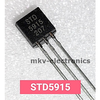(2ตัว) STD5915 , TRANSISTOR NPN 1.5A 530V TO-92 (รหัสสินค้า M02804)