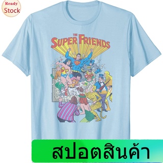 เสื้อยืดลำลอง Justice League Super Friends #1 T-Shirt Short sleeve T-shirts