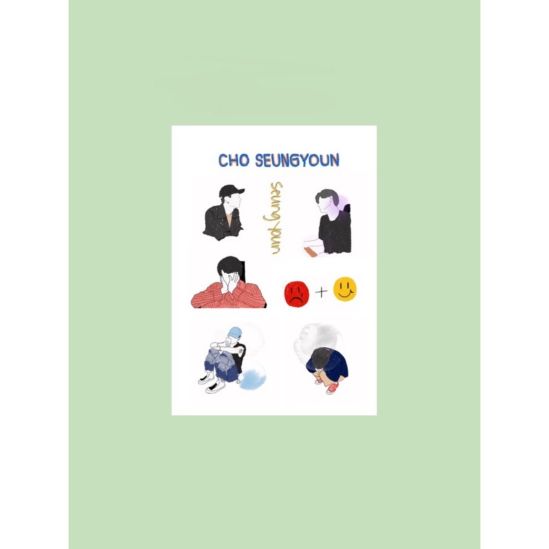(Woodz ) Sticker Cho Seungyoun(ซึงยอน)