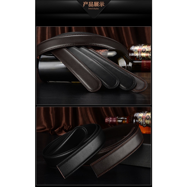 ยี่ห้อไม่มีหัวเข็มขัด3.0เซนติเมตรกว้างหนังอัตโนมัติเข็มขัดร่างกายสายรัดโดยไม่ต้องหัวเข็มขัดเข็มขัดผู้ชายคุณภาพดีเข็มขัดชาย3.5เซนติเมตร - รูปที่ 4