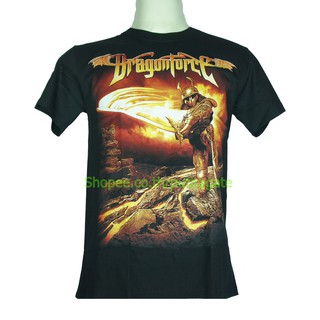 เสื้อวง Dragonforce เสื้อไซส์ยุโรป ดรากอนฟอร์ซ PTA1333 เสื้อวงร็อค เมทัล สากล