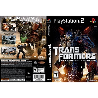 แผ่นเกมส์ PS2 Transformers Revenge of the Fallen   คุณภาพ ส่งไว (DVD)