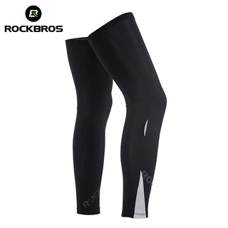 ROCKBROS Running Leg warmers Outdoor Sport UV Sunscreen Safety Leg Cover Sleeves