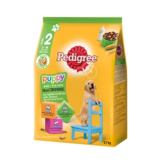 เพ็ดดิกรี อาหารสูตรลูกสุนัข รสตับ ผัก และนม 2.7 กก. อาหารสุนัข Pedigree Dog Food Puppy Liver &amp; Vegetable &amp; Milk 2.7 kg