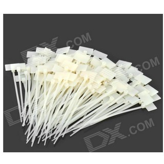 Cable Ties สายรัดแบบมีป้าย Marker Tie (50/Pack)