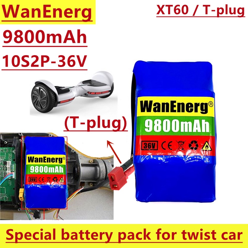  10s2p 36v lithium ion battery pack 18650 combination