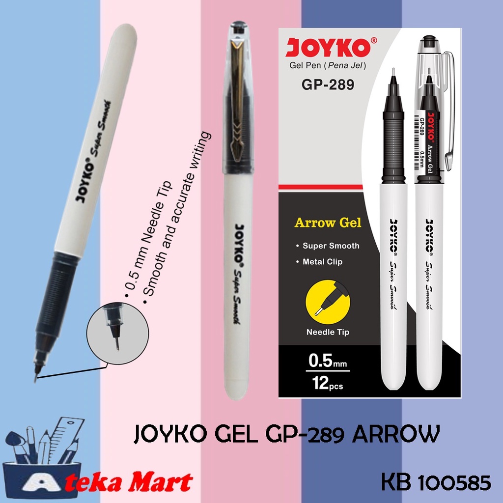 [BOX/12PCS] JOYKO GEL PEN GP-289 (เจลอาร์โรว์)