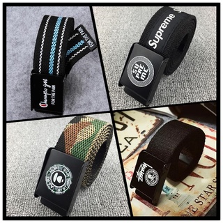 เข็มขัดผ้าใบ เข้ากับทุกการแต่งกาย สไตล์เกาหลี สําหรับผู้ชาย …