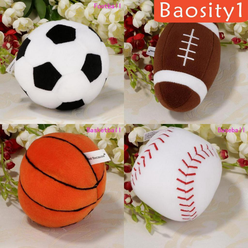 [new][BAOSITY1] Soft Stuffed Baseball Basketball Rugby Football Sports ...