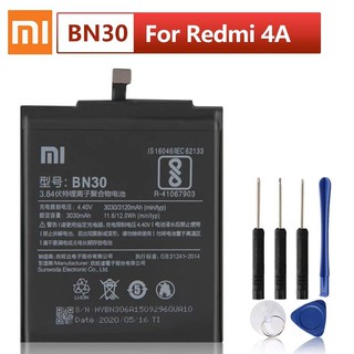 Original XIAOMI BN30เปลี่ยนแบตเตอรี่สำหรับXiaomi Redmi 4A Redrice 4A Authenticโทรศัพท์แบตเตอรี่3120MAh