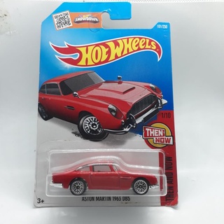 รถเหล็ก Hotwheels ASTON MATIN 1963 DB5 สีแดง (ib23)