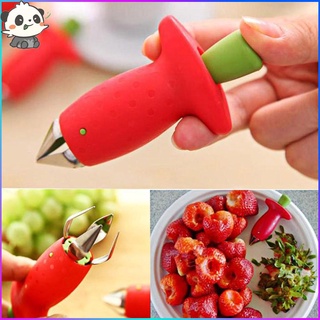 1pcs Strawberry Hullers Metal Plastic Fruit Remove