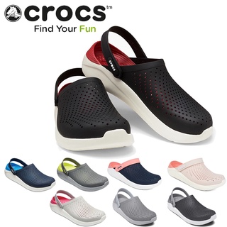 Crocs LiteRide Clog รองเท้าแตะ รองเท้าคร็อคส์ แท้ รุ่นฮิต ได้ทั้งชายหญิง รองเท้าลำลองผู้ใหญ่ รองเท้าผู้ใหญ่