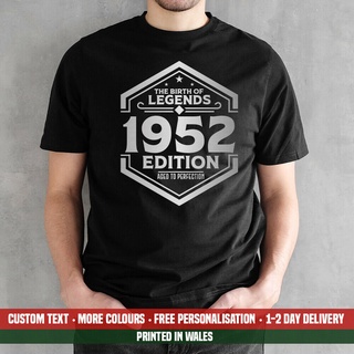 เสื้อยืด พิมพ์ลาย Birth Of Legends 1952 Edition Dad Grandad Uncle 70Th Birthday