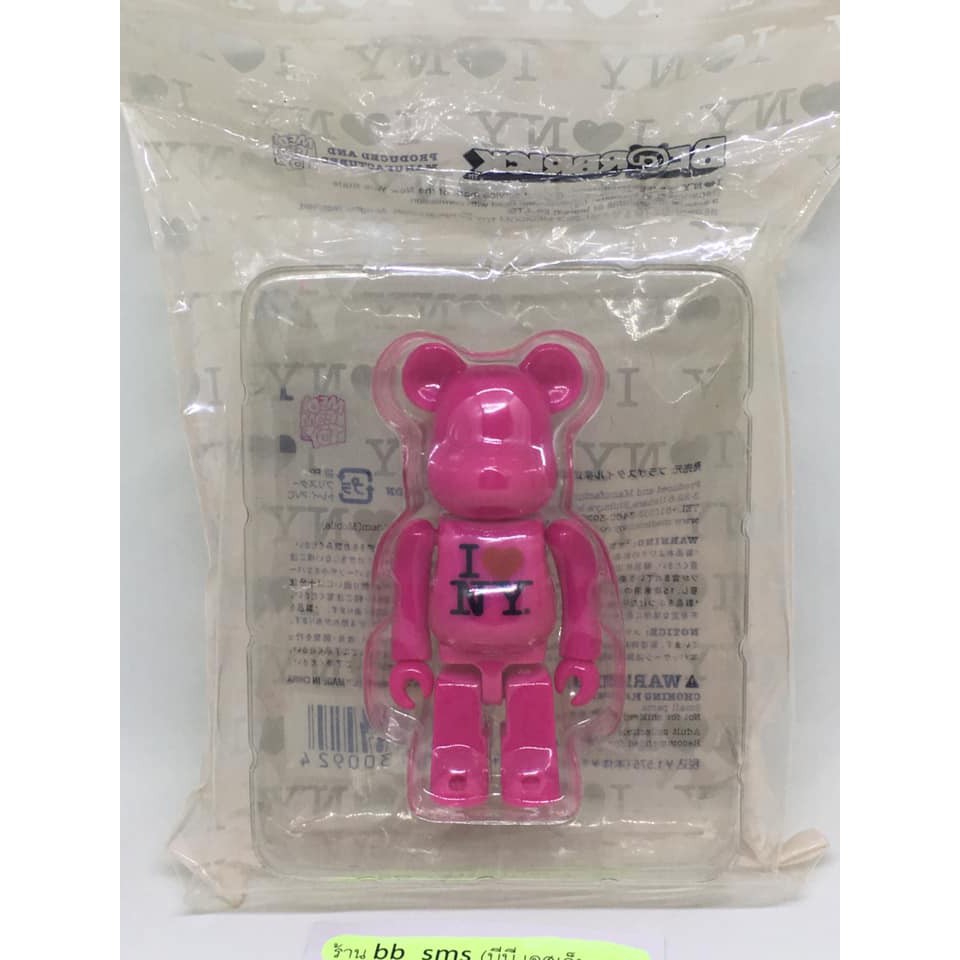 ฟิกเกอร์ bearbrick 100% I Love NY ของญี่ปุ่นแท้ พร้อมส่ง